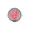 925 Sterling Silver Ring with Rhodochrosite