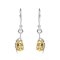 925 Sterling Silver Earrings with Citrine
