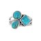 925 Sterling Silver Ring with Turquoise