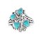 925 Sterling Silver Ring with Turquoise