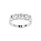 925 Sterling Silver Ring with Moissanite
