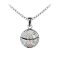 925 Sterling Silver Pisces Pendant with Mother of Pearl