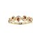 925 Sterling Silver 18K Yellow Gold Plated Ring with Citrine