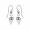 925 Sterling Silver Skeleton Earrings