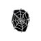 925 Sterling Silver Web Ring with Black Onyx