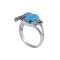 925 Sterling Silver Ring with Turquoise