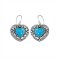 925 Sterling Silver Earrings with Turquoise