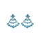 925 Sterling Silver Earrings with Turquoise