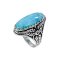 925 Sterling Silver Ring with Turquoise