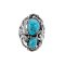 925 Sterling Silver Ring with Turquoise