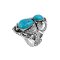 925 Sterling Silver Ring with Turquoise