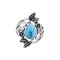 925 Sterling Silver Ring with Turquoise