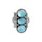 925 Sterling Silver Ring with Turquoise