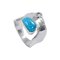 925 Sterling Silver Ring with Turquoise