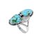 925 Sterling Silver Ring with Turquoise