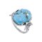 925 Sterling Silver Ring with Turquoise