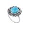 925 Sterling Silver Ring with Turquoise