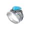 925 Sterling Silver Ring with Turquoise