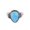 925 Sterling Silver Ring with Turquoise