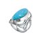 925 Sterling Silver Ring with Turquoise