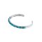 925 Sterling Silver Bangle with Turquoise