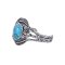 925 Sterling Silver Bangle with Turquoise