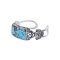 925 Sterling Silver Bangle with Turquoise