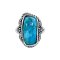 925 Sterling Silver Ring with Turquoise