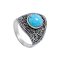 925 Sterling Silver Ring with Turquoise