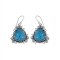 925 Sterling Silver Earrings with Turquoise