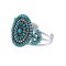 925 Sterling Silver Bangle with Turquoise