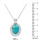 925 Sterling Silver Pendant with Turquoise