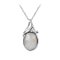 925 Sterling Silver with Rainbow Moonstone