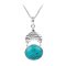 925 Sterling Silver with Turquoise