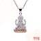 925 Sterling Silver Lakshmi Pendant with Chain