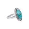 925 Sterling Silver Ring with Turquoise