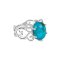 925 Sterling Silver Ring with Turquoise