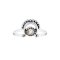 925 Sterling Silver Ring with Rainbow Moonstone