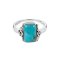 925 Sterling Silver Ring with Turquoise