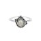 925 Sterling Silver Ring with Rainbow Moonstone