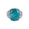 925 Sterling Silver Ring with Turquoise