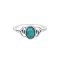 925 Sterling Silver Ring with Turquoise