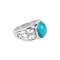 925 Sterling Silver Ring with Turquoise