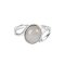 925 Sterling Silver Ring with Rainbow Moonstone