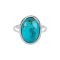 925 Sterling Silver Ring with Turquoise