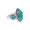 925 Sterling Silver Ring with Turquoise