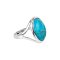 925 Sterling Silver Ring with Turquoise