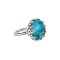 925 Sterling Silver Ring with Turquoise