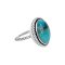 925 Sterling Silver Ring with Turquoise