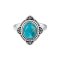 925 Sterling Silver Ring with Turquoise